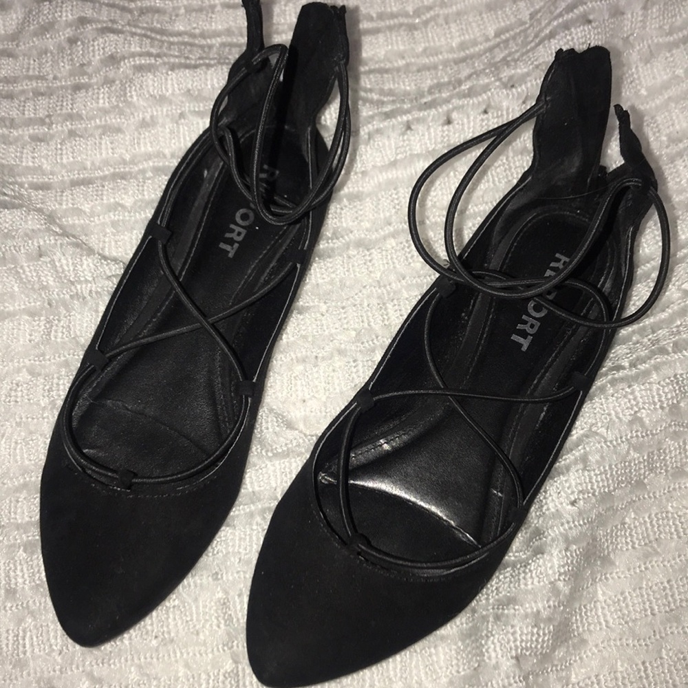Black cute flats